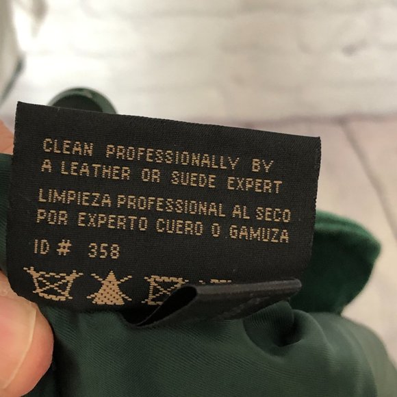 SIENNA Leather Suede Jacket Blazer Green NWOT 14 - Picture 12 of 13